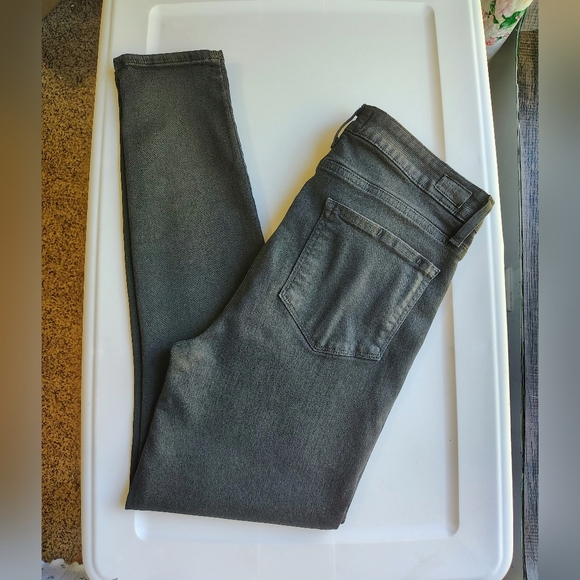 PAIGE Hoxton Ankle Skinny Jeans High Rise Women's Black Stretch sz 31. - Picture 13 of 17